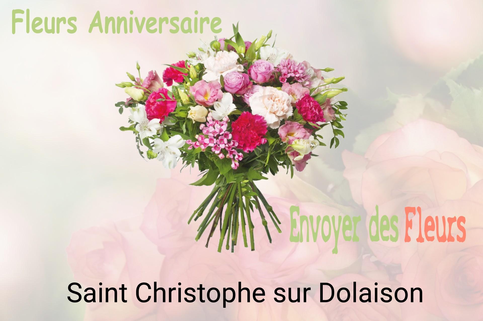 Bouquet de fleurs d’anniversaire livré à Saint-Christophe-sur-Dolaison