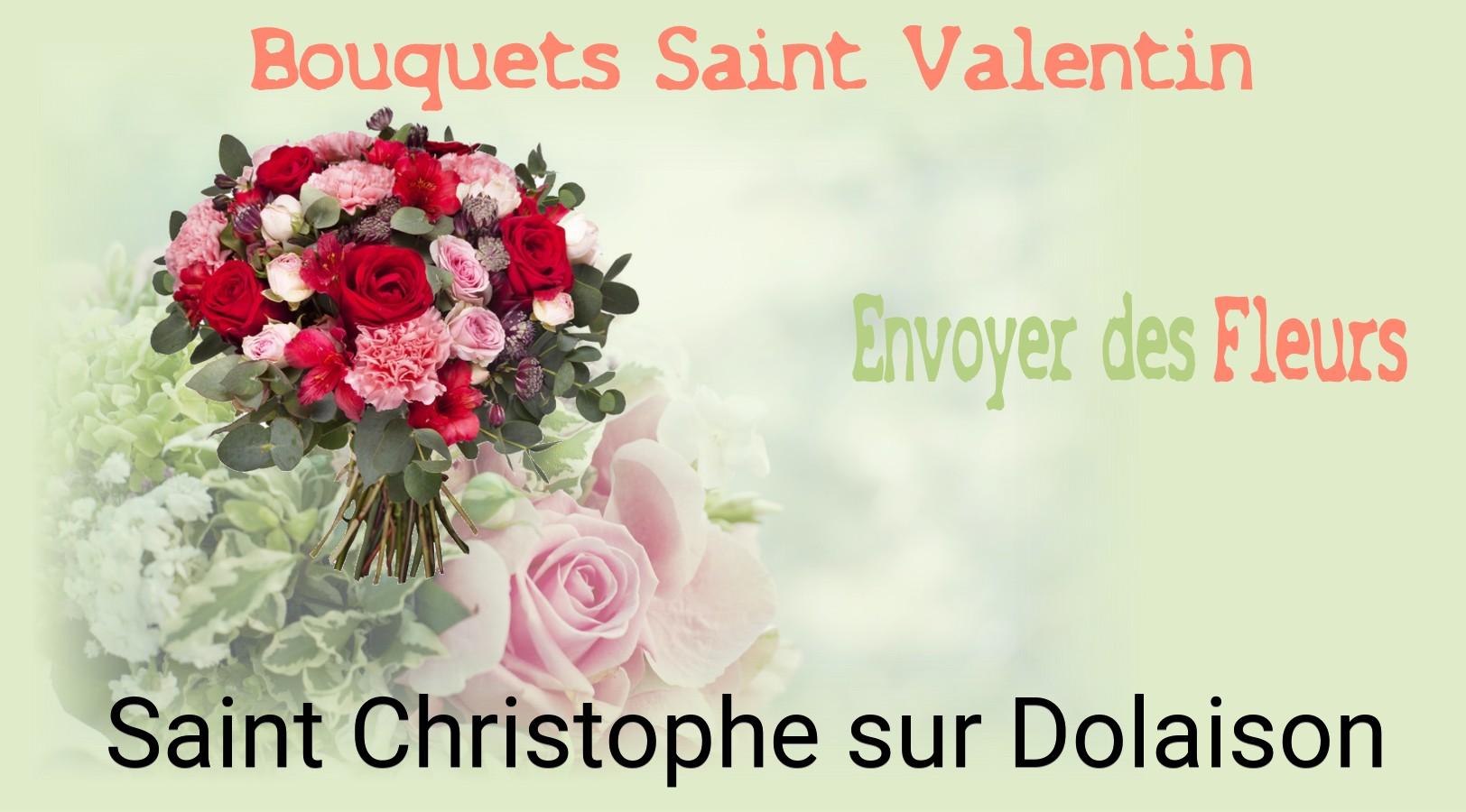 Roses de Saint-Valentin livrées à Saint-Christophe-sur-Dolaison